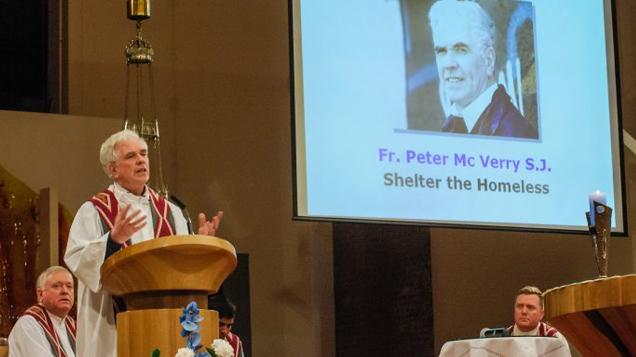 Fr Peter McVerry SJ – Portlaoise Novena 2014