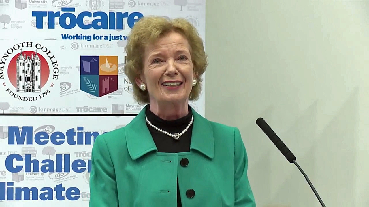 Climate Justice Conference – Mary Robinson