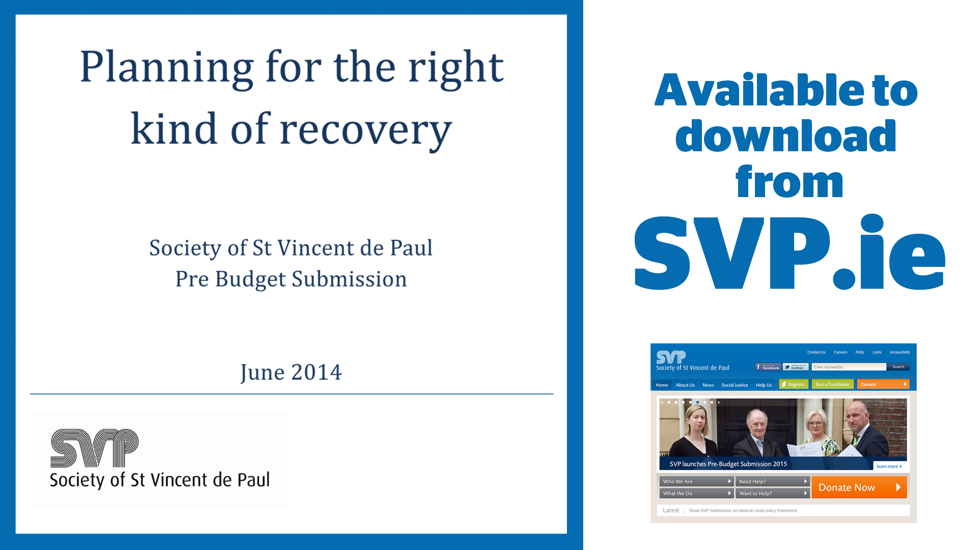 SVP Pre Budget Submission 2015